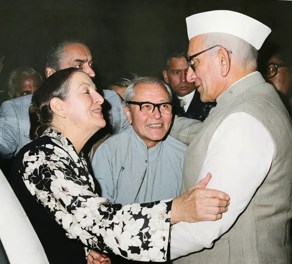 The Kazi and Kazini with Prime Minister. Photo Enhanced (PC indiatoday.in)