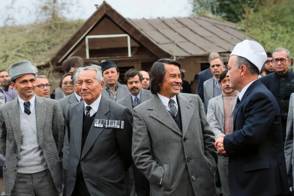 Nar Bahadur Bhandari with delegates. Photo Enhanced - PC: sikhim.blogspot.com